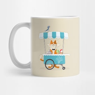 cat ice cream Mug